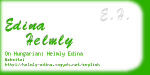 edina helmly business card